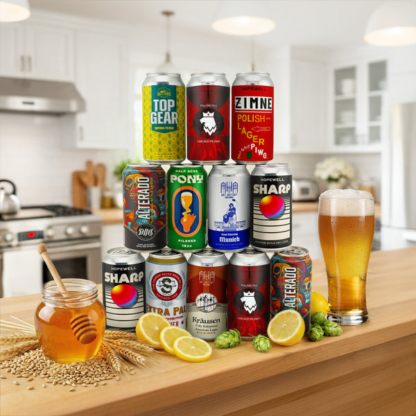 Pilsner & Lager Craft Beer Mixed Pack – 12 Craft Pilsner & Lager Beers