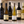 Illustrative international 6 mixed wine gift box selection on a marble counter