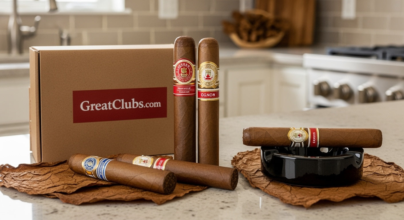 tobacco monthly subscription box Prestigio Cigar Club Cigar Subscription Gift - 10